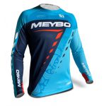 Meybo race jersey v5 slimfit Navy Cyan - Minnema BMX shop