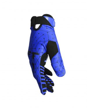 Deft Family Gloves - Minnema BMX -EQVLNT- Blue - Yamaha - Zijkant