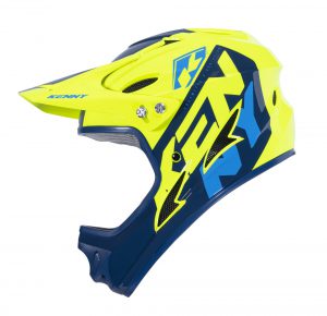 Kenny BMX Downhill Helm Neon Yellow Blue - Minnema BMX