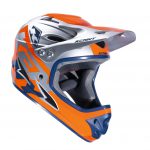 Kenny Downhill BMX Helmet Orange Silver - Minnema BMX Kampen