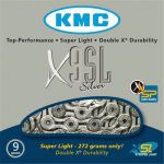 Ketting KMC x9sl super light 3 32 silver - Minnema BMX shop Kampen